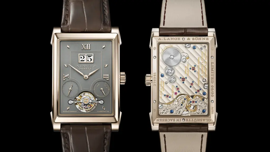 A. Lange & Söhne Cabaret Tourbillon Honeygold in Detail