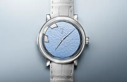 The dial of the Parmigiani Fleurier Carillon Tourbillon 30th Anniversary reference PFH996-2010001-300181.