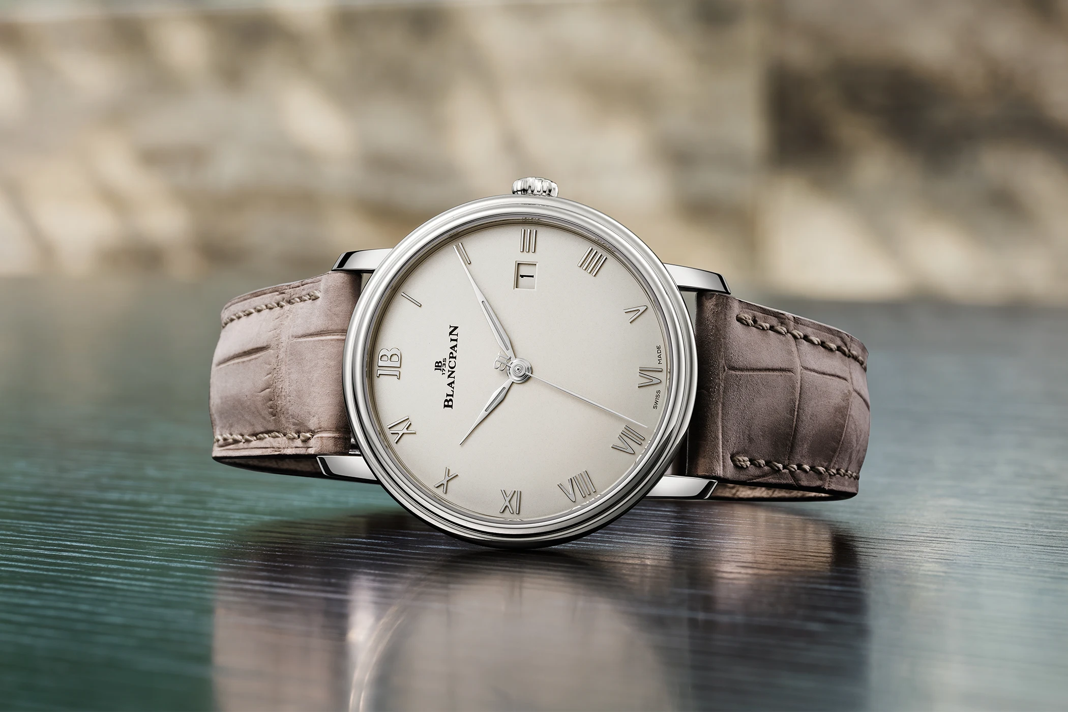 The Blancpain Villeret Ultraplate reference 6224N-1142-55B.