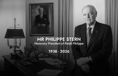 Philippe Stern, Ehrenpräsident von Patek Philippe, der 2026 verstorben ist.