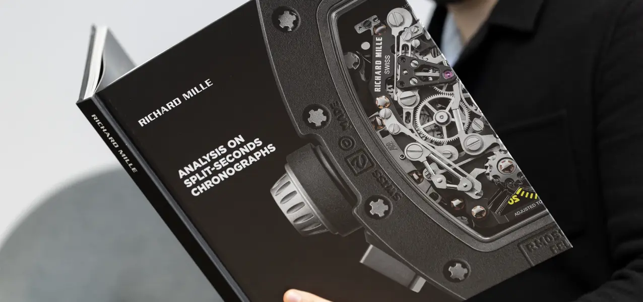 The book Analysis on Split-Seconds Chronographs by Richard Mille.