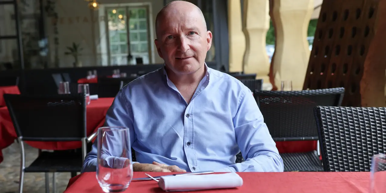 Lunch with Kari Voutilainen.