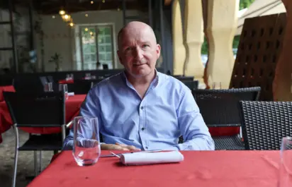Lunch with Kari Voutilainen.