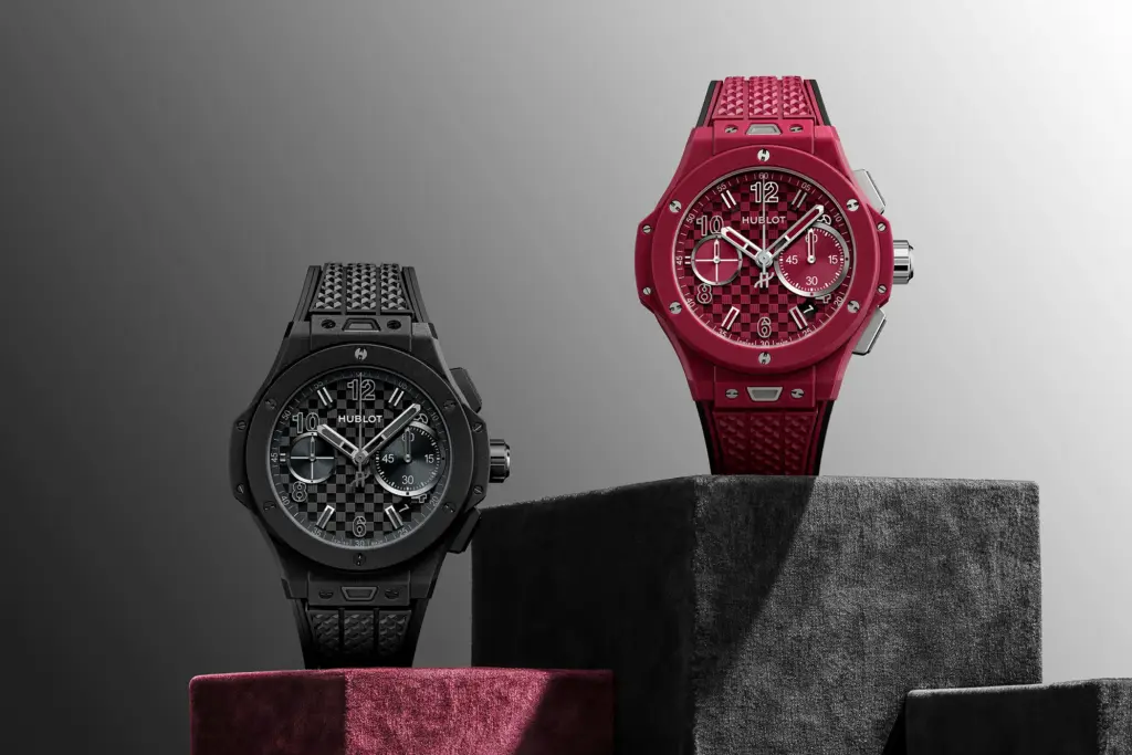 An original Hublot Big Bang Soft Touch can be seen in the cover image.