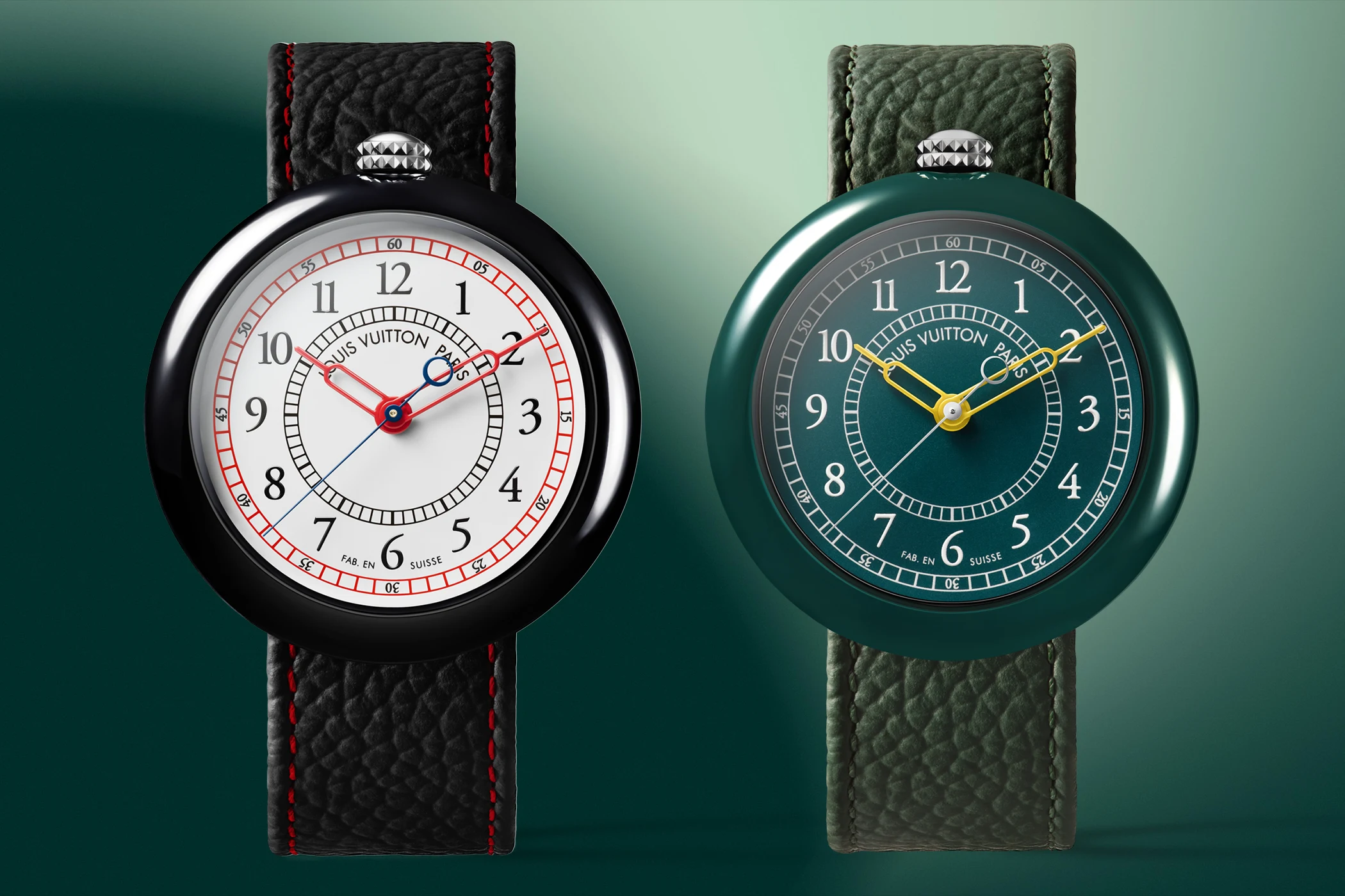 Louis Vuitton Monterey Ceramic – both versions featured on the cover