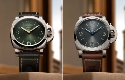 The Panerai Luminor Firenze 8 Giorni PAM01734 and PAM01794.