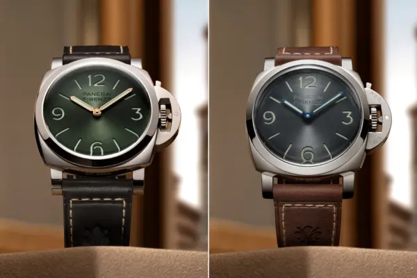 The Panerai Luminor Firenze 8 Giorni PAM01734 and PAM01794.