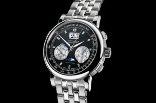 The dial of the A. Lange & Söhne Datograph Perpetual reference 410.136E.