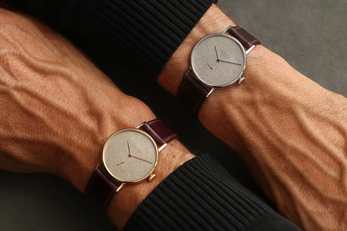 The Nomos Glashütte Tangente 33 Twice Unique Auric.