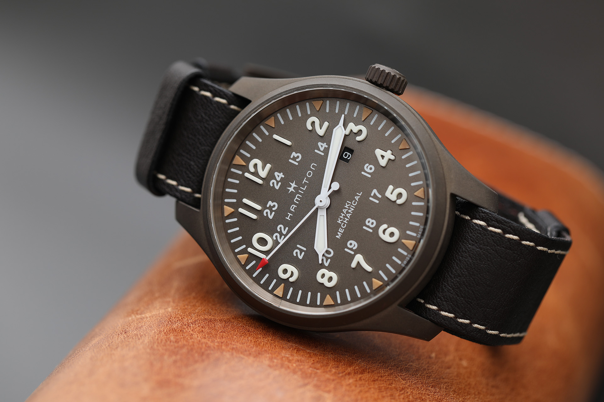 The new Khaki Field Mechanical a tribute to Hamiltons military