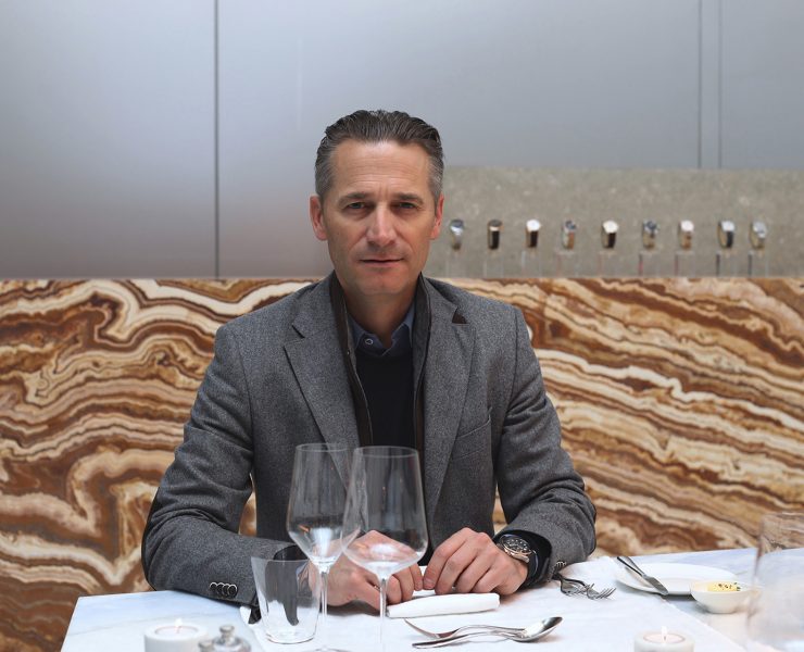 lunch with omega ceo raynald aeschlimann
