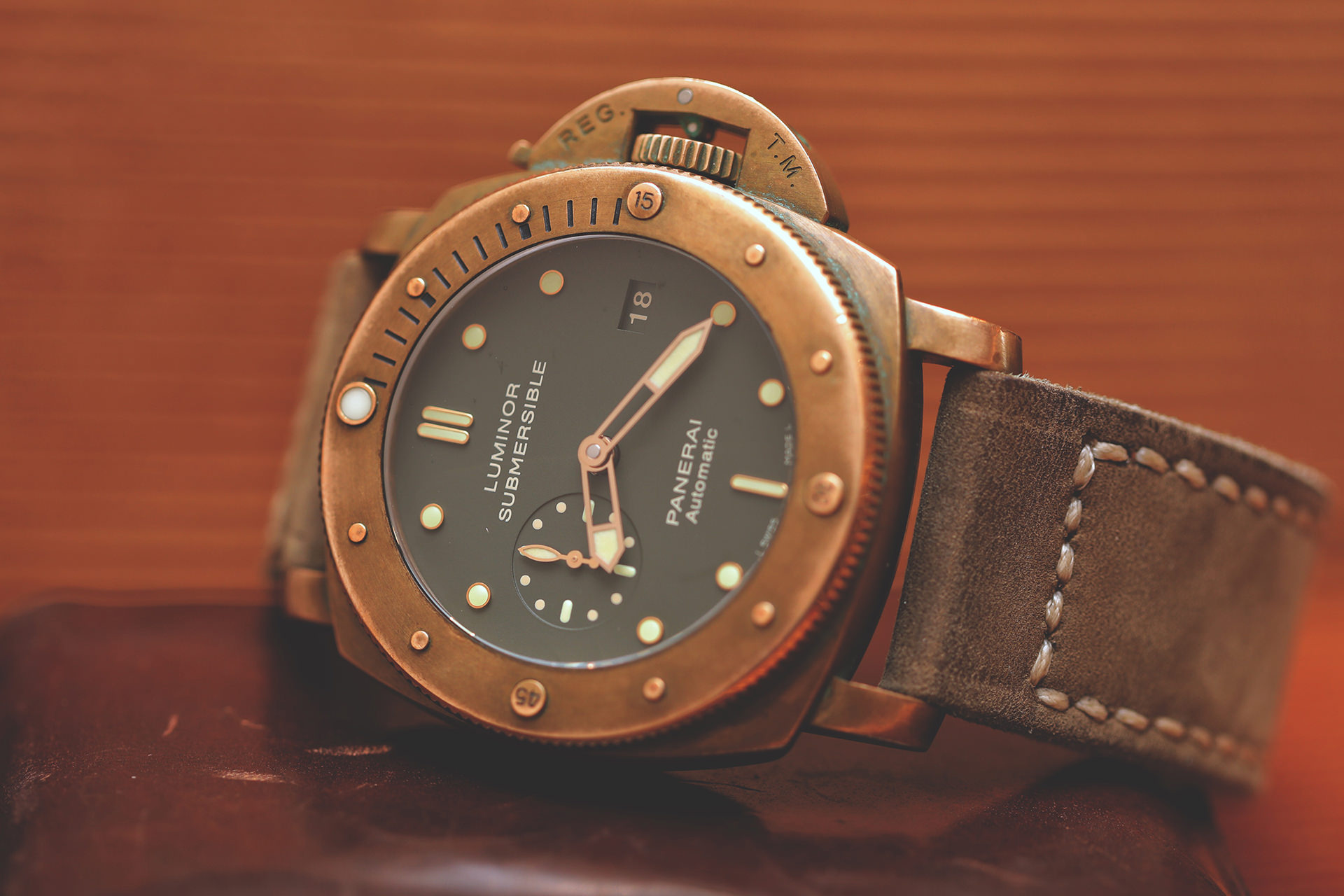 Panerai Luminor Submersible 1950 Bronzo PAM00382 Pure Vintage Swisswatches Magazine