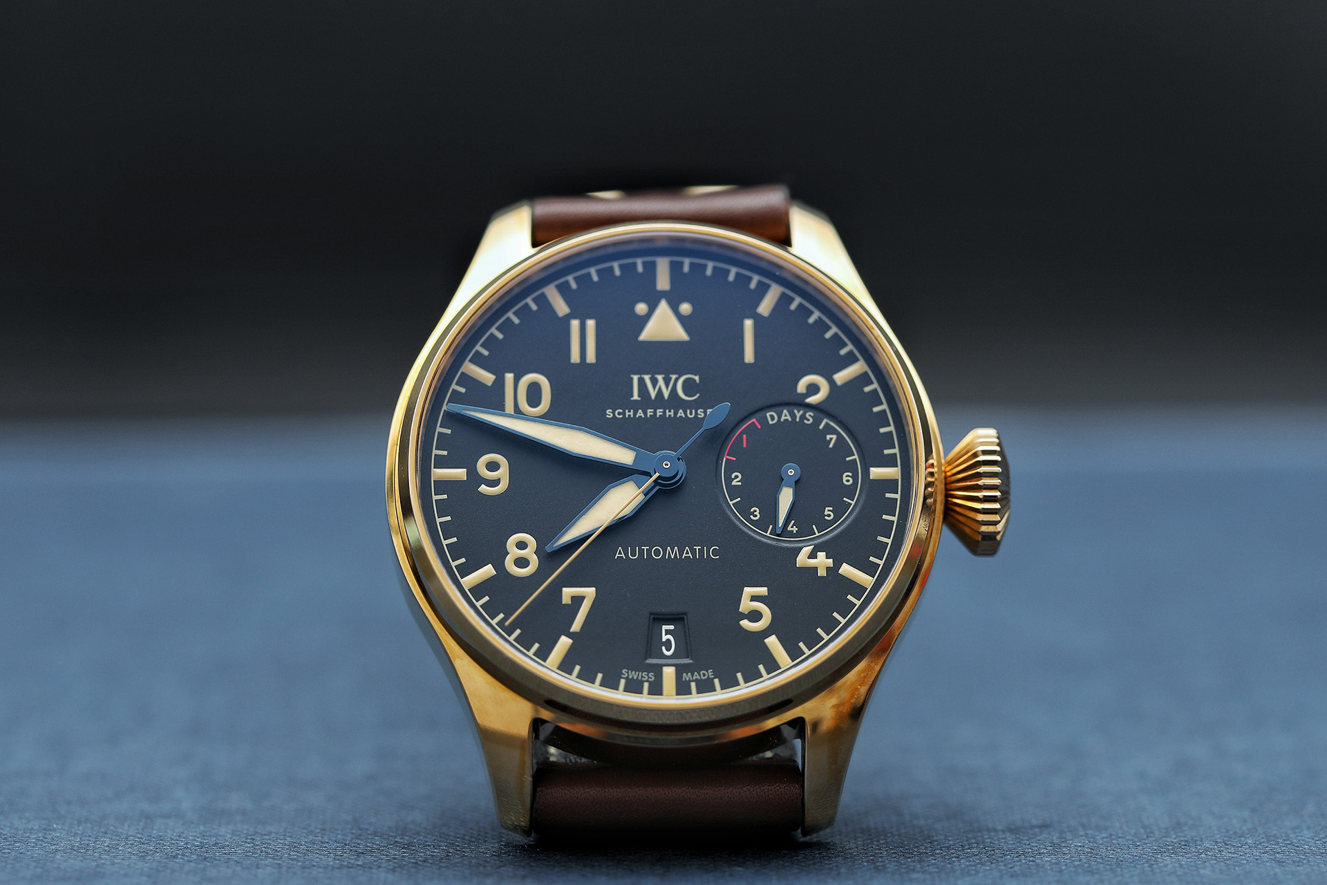 Almost a Bronze Sculpture IWC Big Pilot s Watch Heritage Bronze