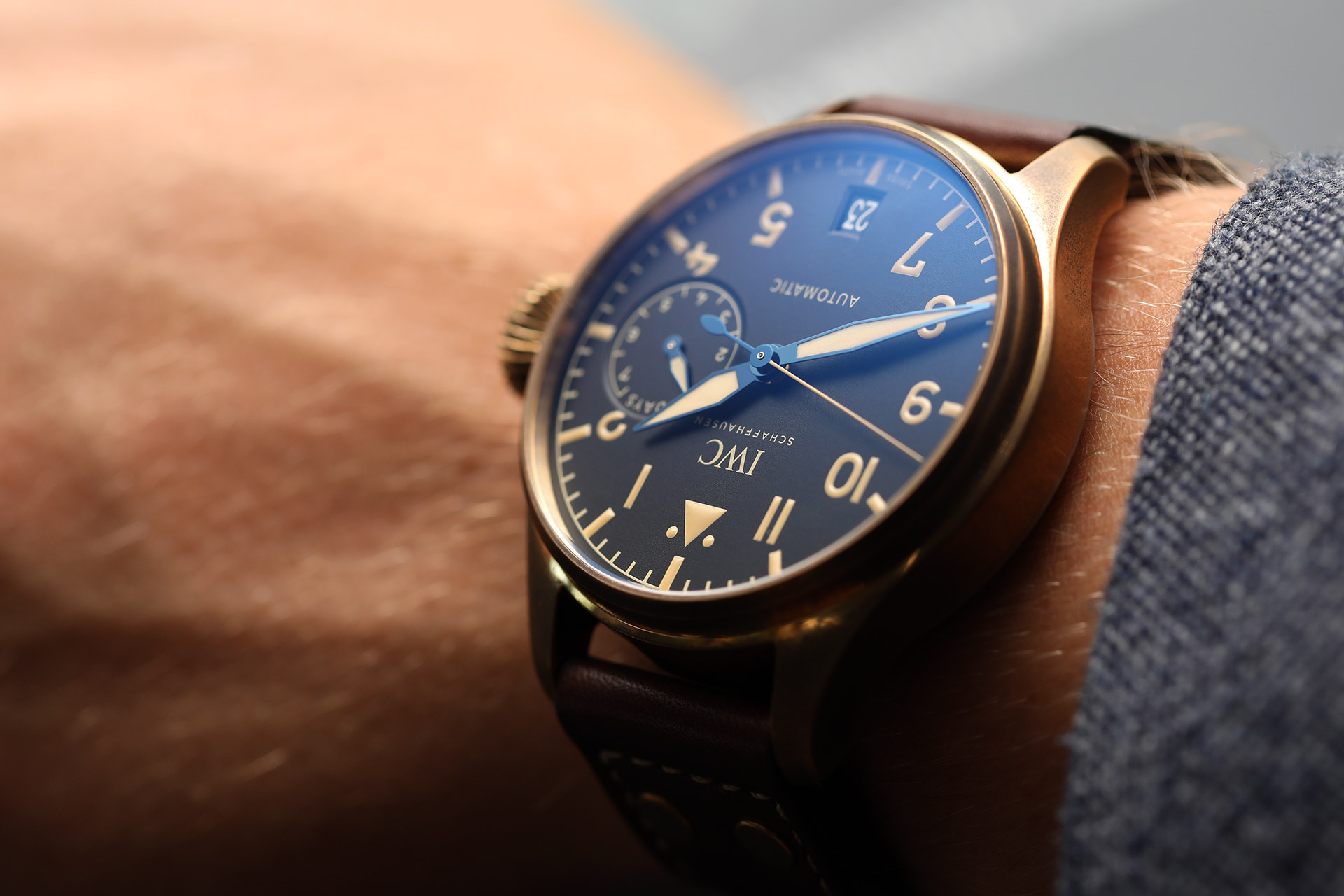 Iwc big pilot heritage bronze best sale