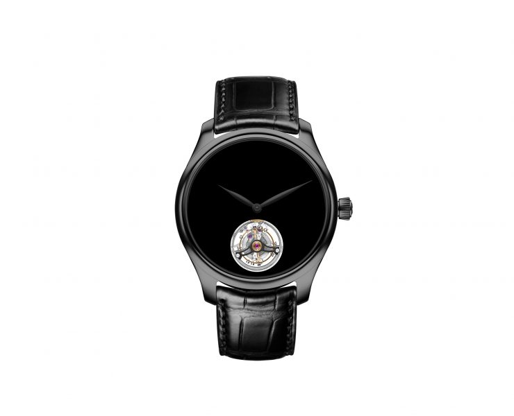 H. Moser & Cie Endeavour Tourbillon Vantablack Black Hands Ref. 1804-1206