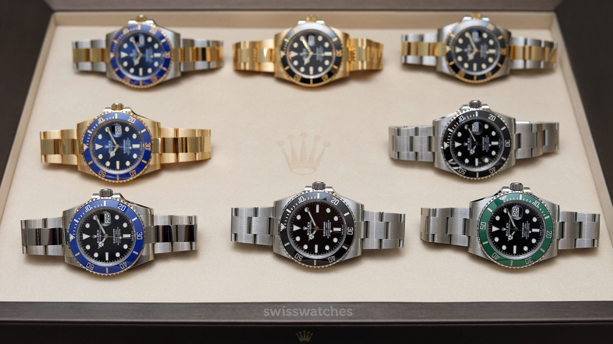 rolex submariner all colors