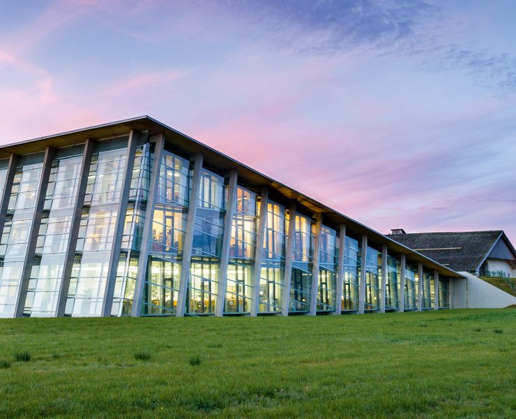 The farm and Atelier from Greubel Forsey during the afternoon