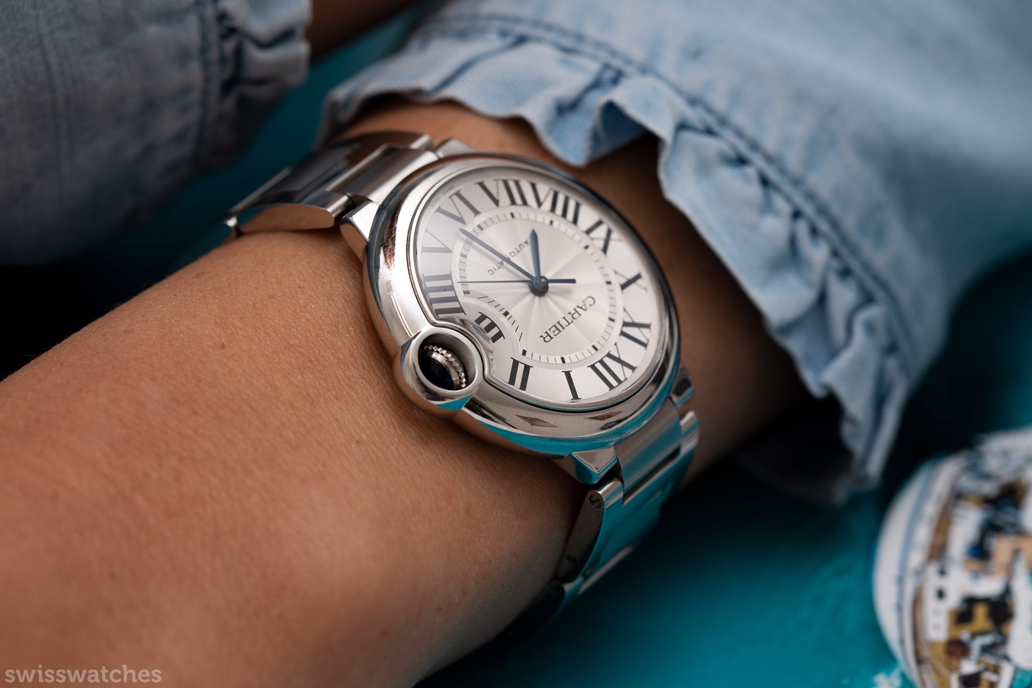 cartier 36mm ballon bleu