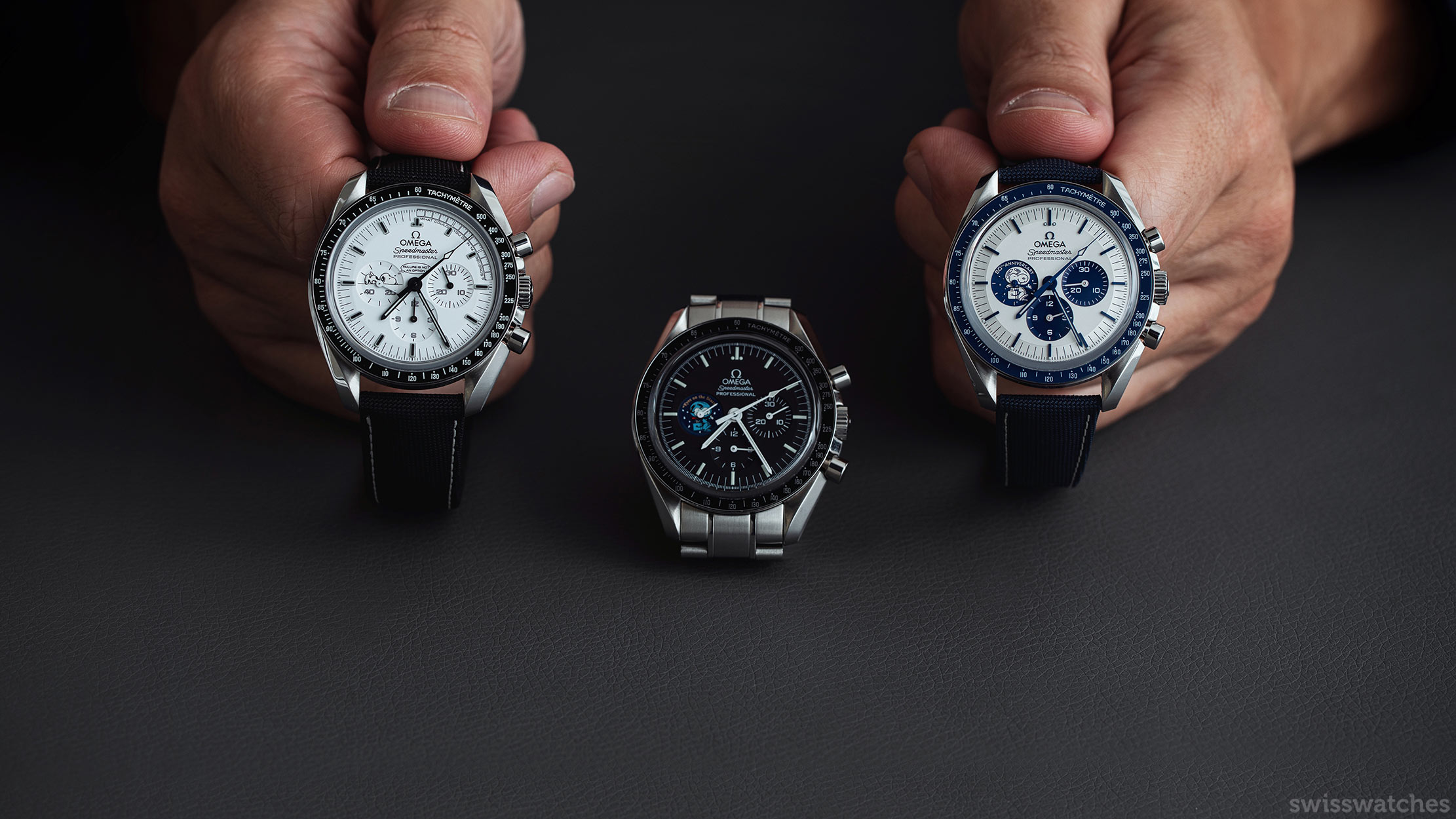 In The Metal All Three OMEGA Snoopy Speedmaster Watches