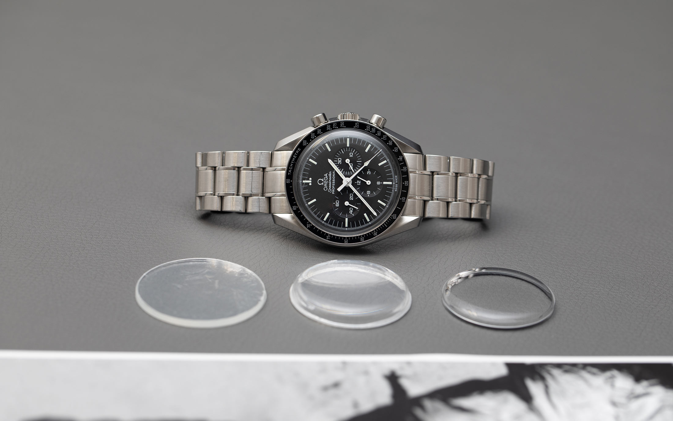 Omega Speedmaster Moonwatch Professional Master Chronometer Chronograph  42mm Watch, Silver and Black, O31030425001001