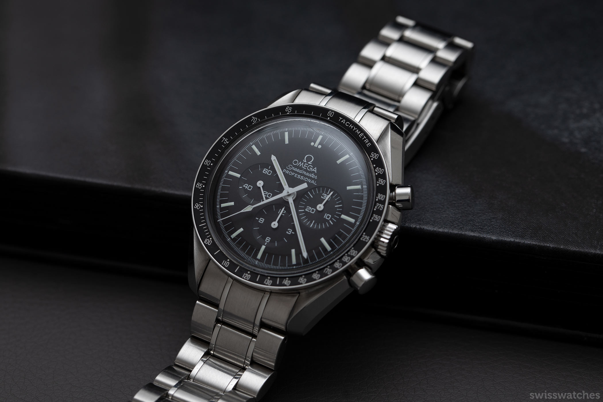 Omega Speedmaster Moonwatch Professional Master Chronometer Chronograph  42mm Watch, Silver and Black, O31030425001001