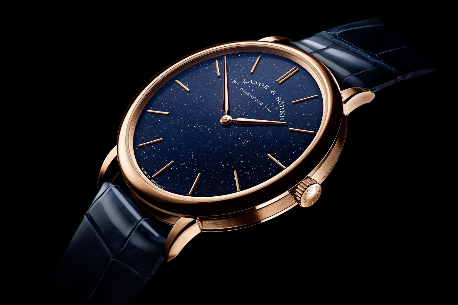 A. Lange & Söhne SAXONIA THIN: Starry Sky on the Wrist | Swisswatches ...