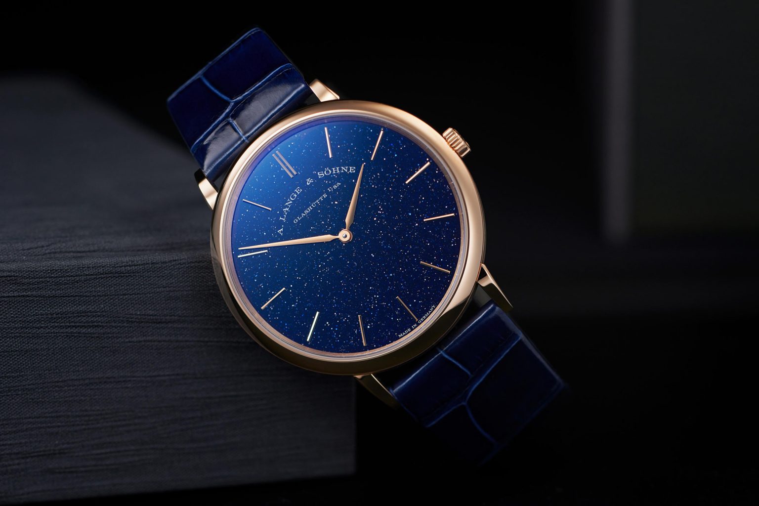 A. Lange & Söhne SAXONIA THIN: Starry Sky on the Wrist | Swisswatches ...