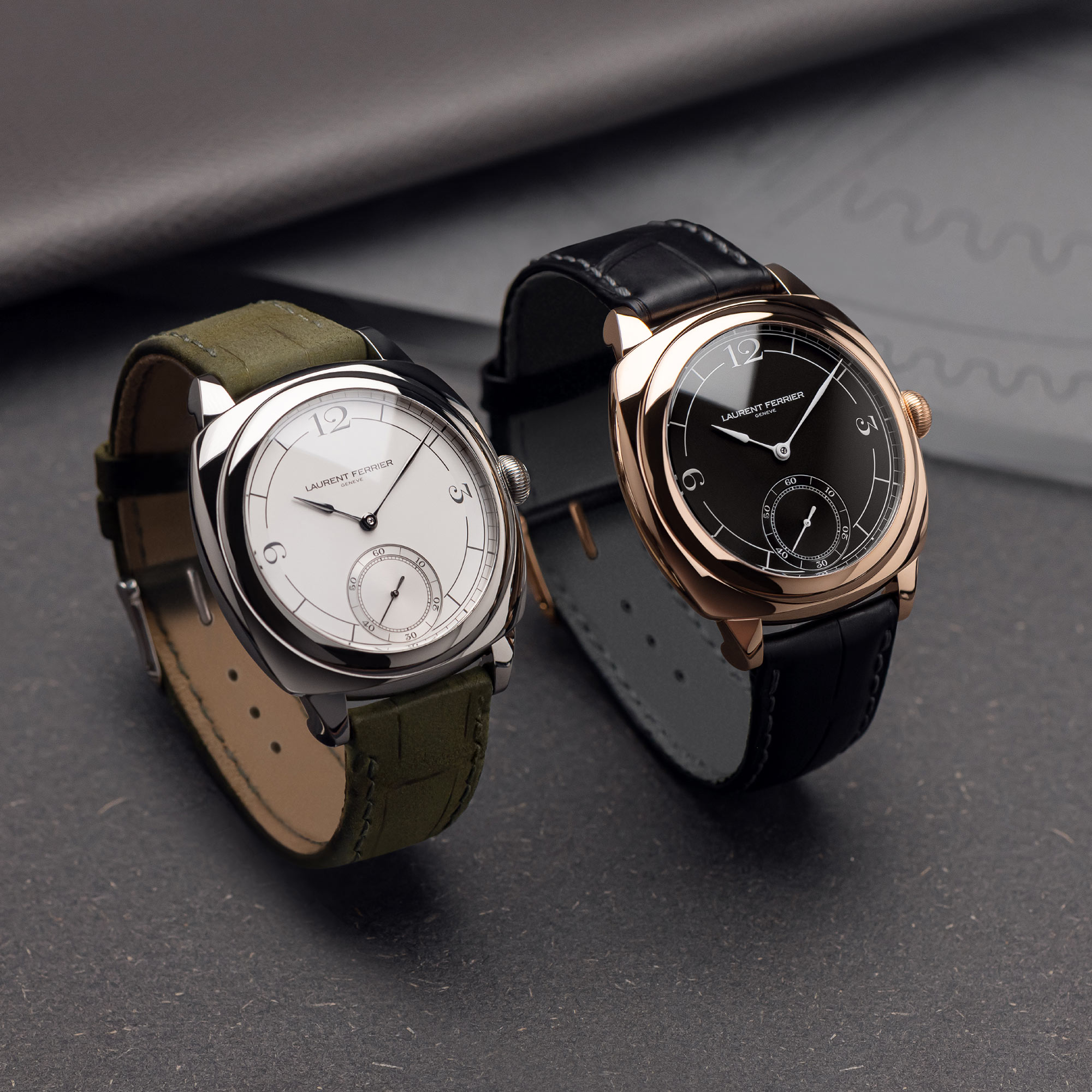 Laurent Ferrier Square Micro Rotor Retro High tech and Art Deco