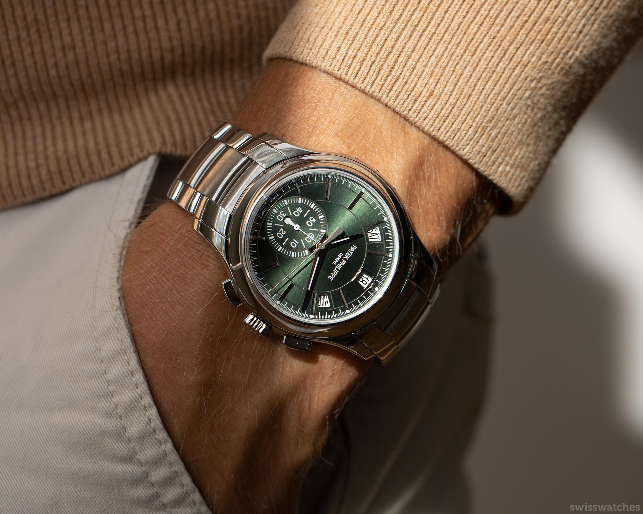 Patek philippe 2025 5905p green