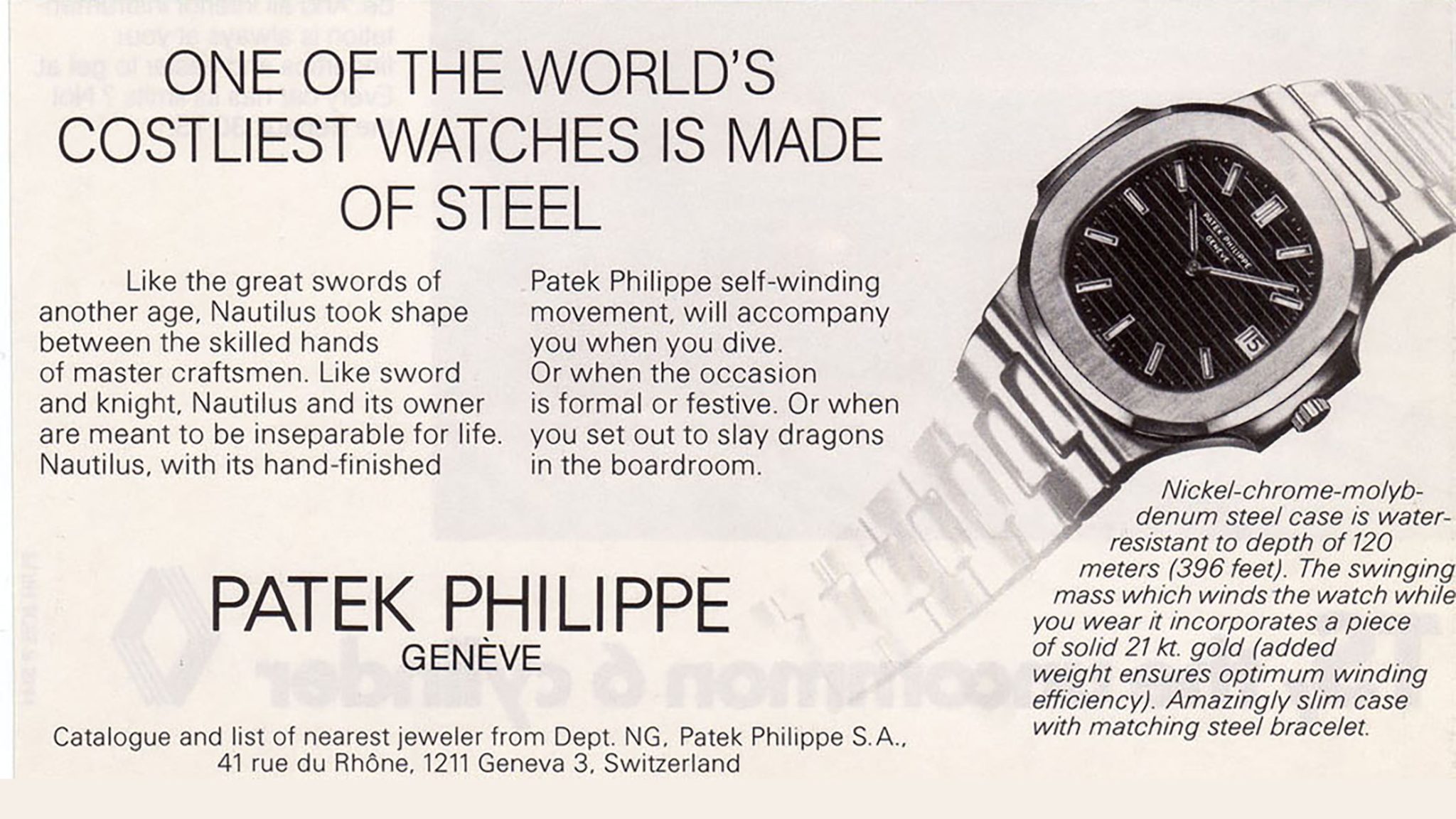 Patek Philippe Nautilus Self-Winding Watch