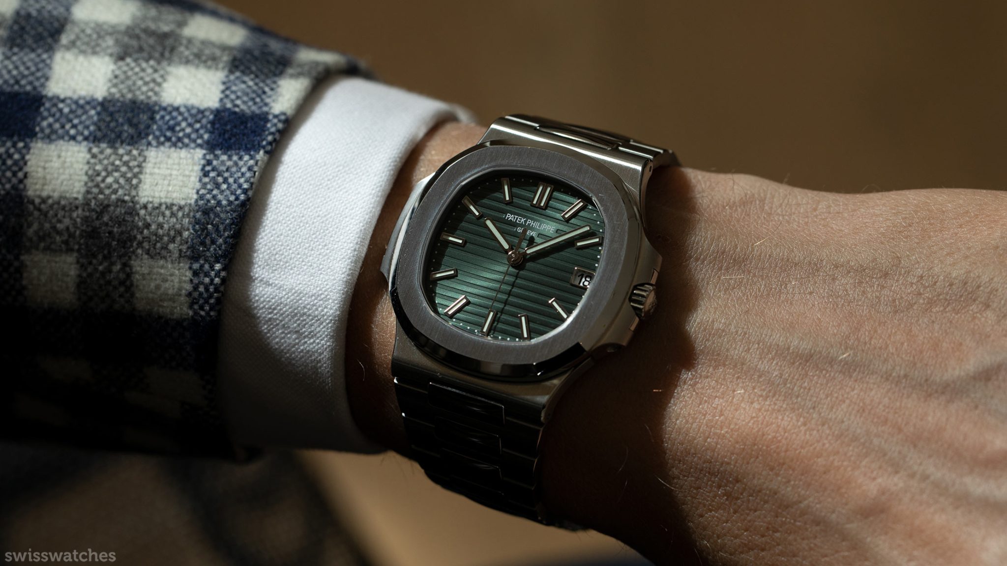 Patek Philippe Nautilus with a very special olive green Tiffany s