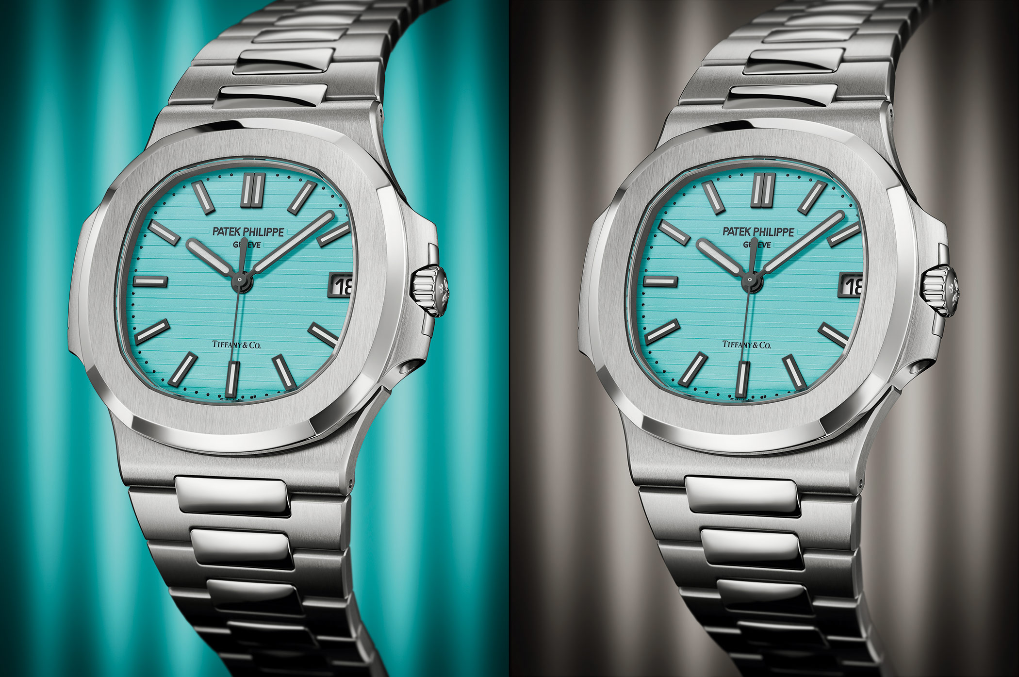 Patek Philippe Nautilus Tiffany & Co. Automatic Blue Dial Men's Watch 5711/1A-018  - Watches, Nautilus - Jomashop