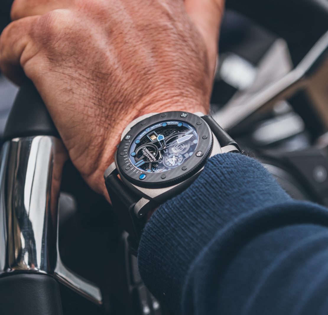 Panerai Submersible S BRABUS Blue Shadow Edition The Blue of The Seas Swisswatches Magazine