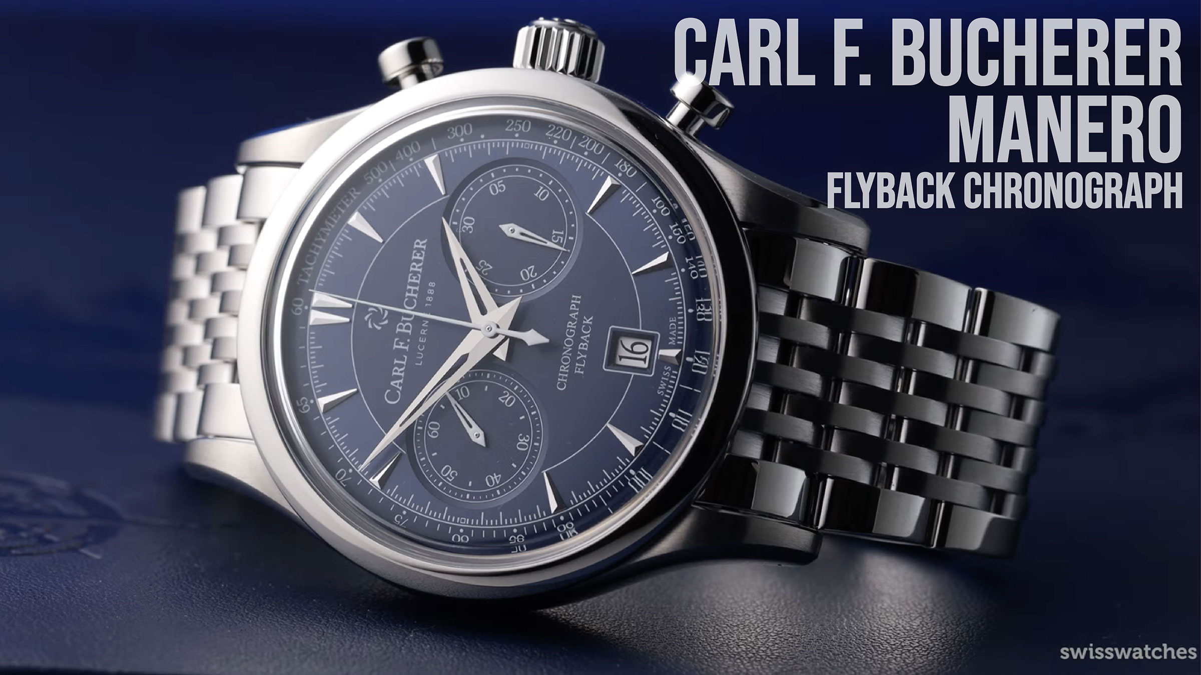 Carl F. Bucherer Manero Flyback Chronograph in Blue