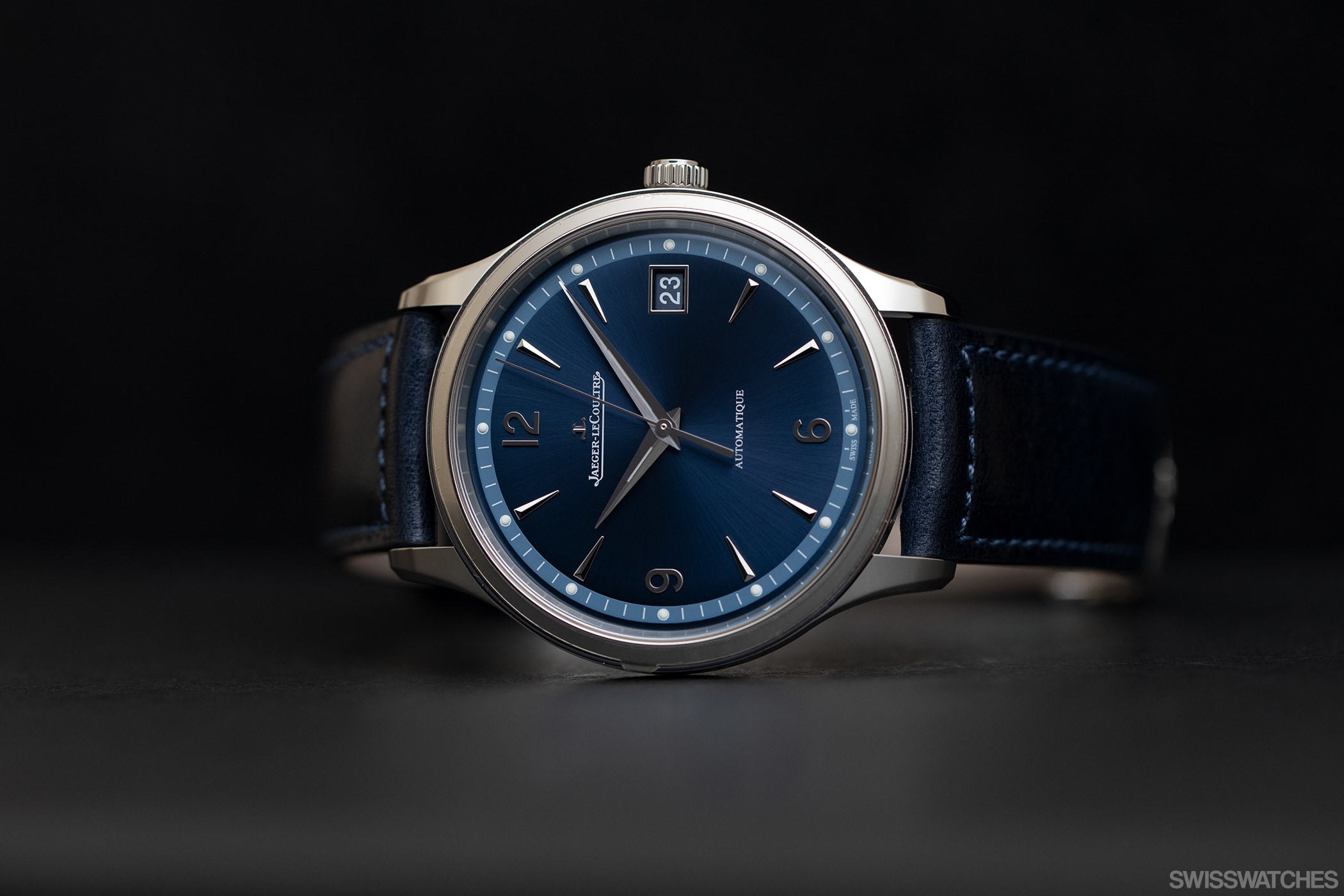 Jaeger LeCoultre Master Control Date And Master Control Calendar With Blue Dials Swisswatches Magazine