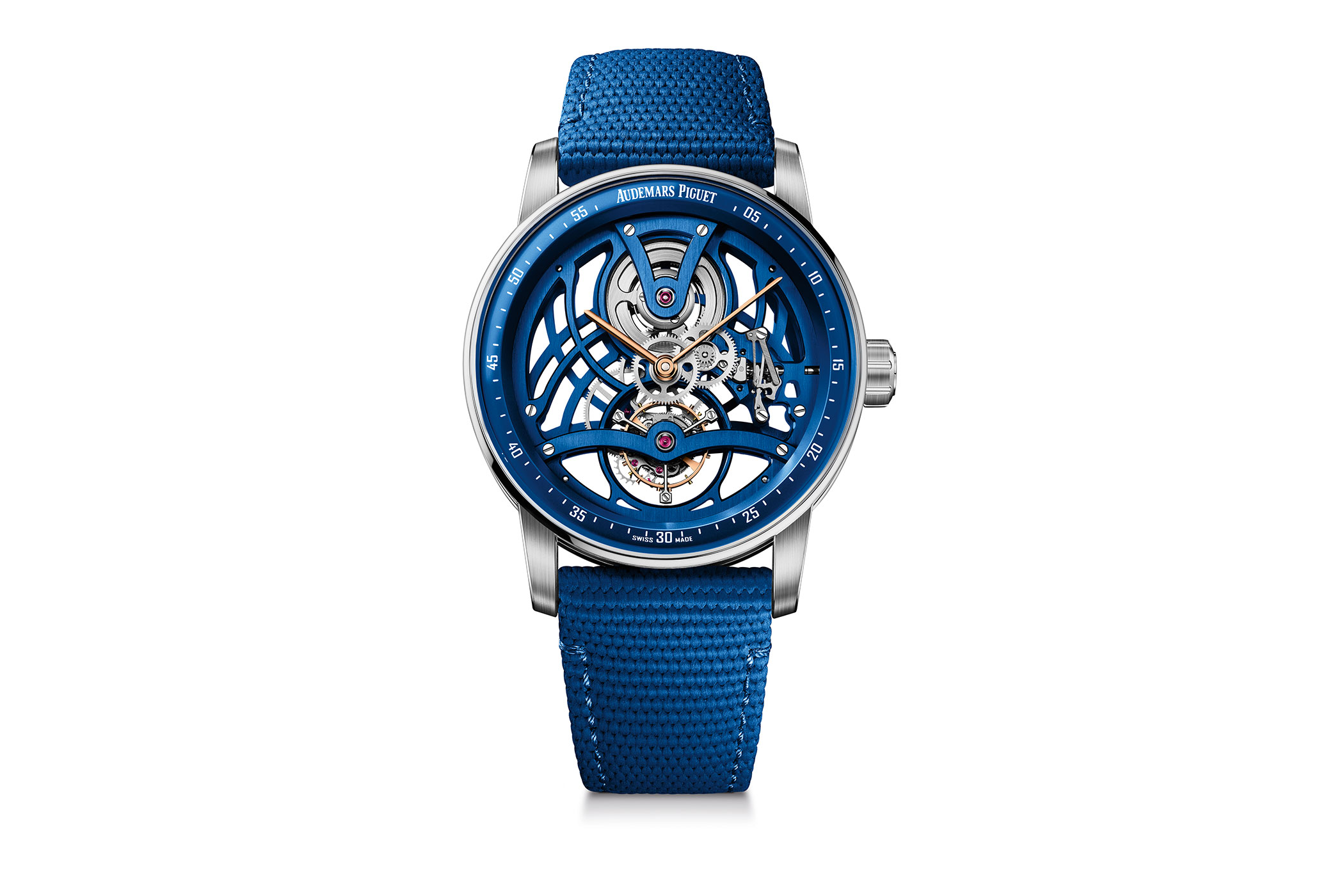 Audemars Piguet Code 11.59 Tourbillon Openworked in Blue Ceramic