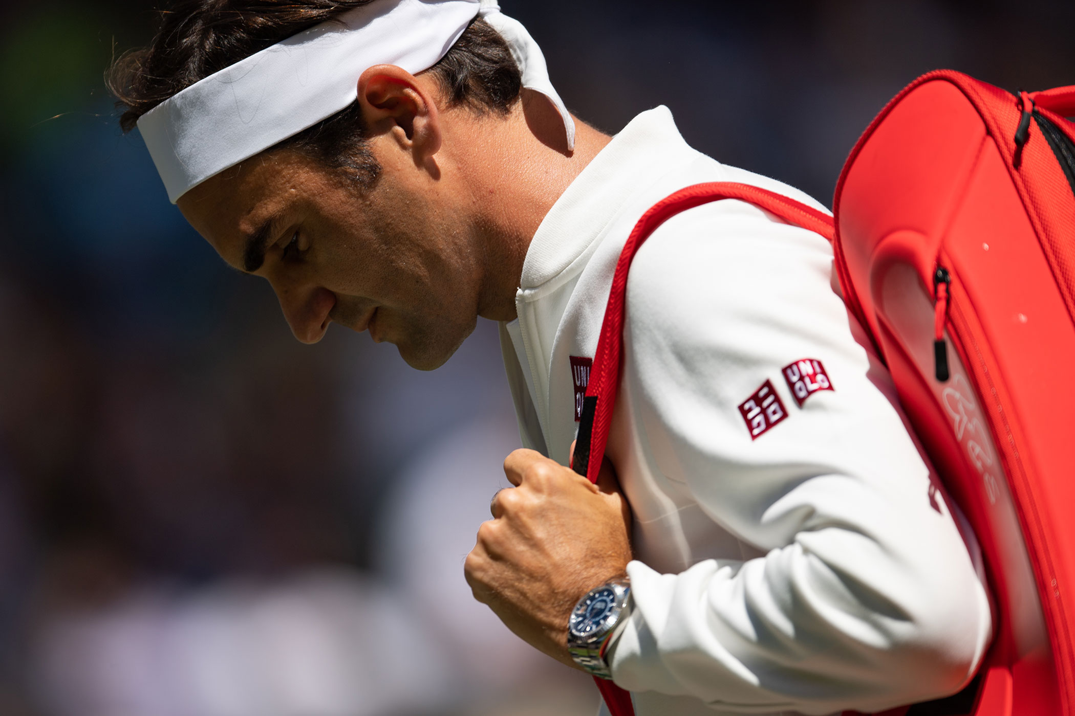 Roger Federer Rolex Oyster Perpetual Sky Dweller Ref 326934 Credit Rolex Jon Buckle