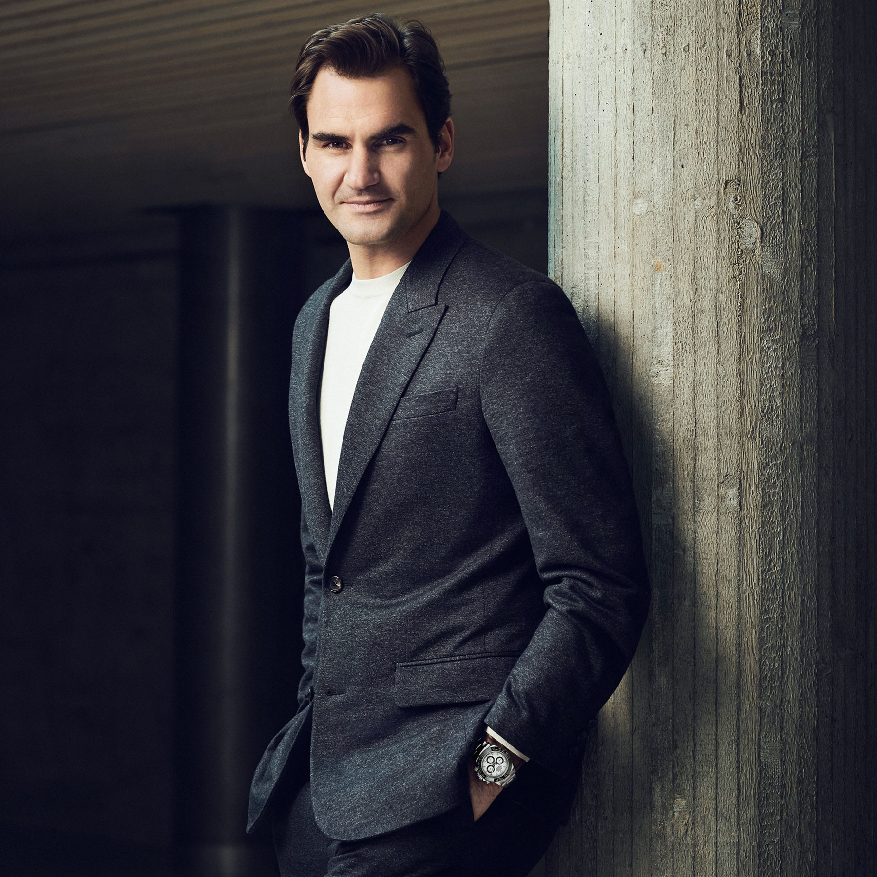 Roger federer rolex online ad