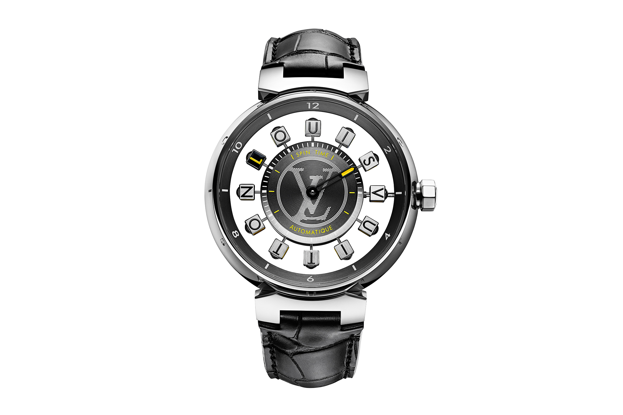 Louis Vuitton Q10C50 Tambour XL A.GMT ST.IIOR EX. Spin Time