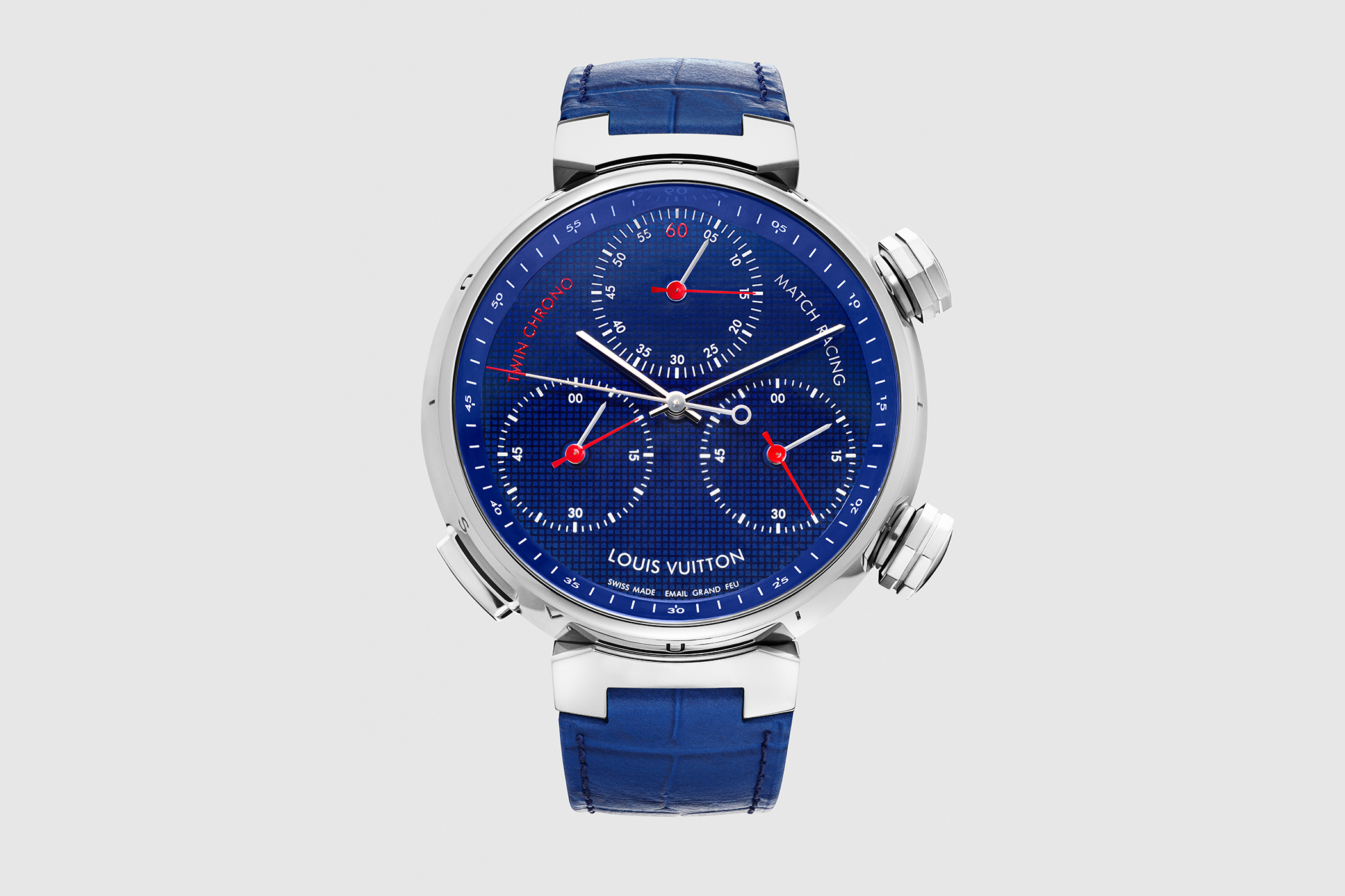 Louis Vuitton - Tambour Watch 39.5mm Stainless Steel – Every Watch Has a  Story