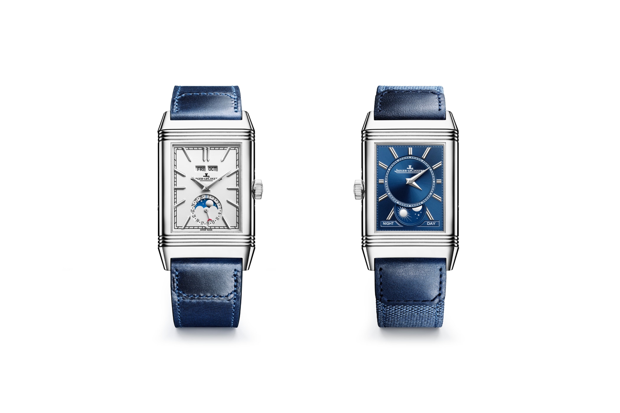 Jaeger LeCoultre Reverso Tribute Duoface Calendar Two Sides of