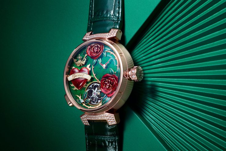 A Feast for the Eyes: Louis Vuitton Tambour Fiery Heart Automata ...