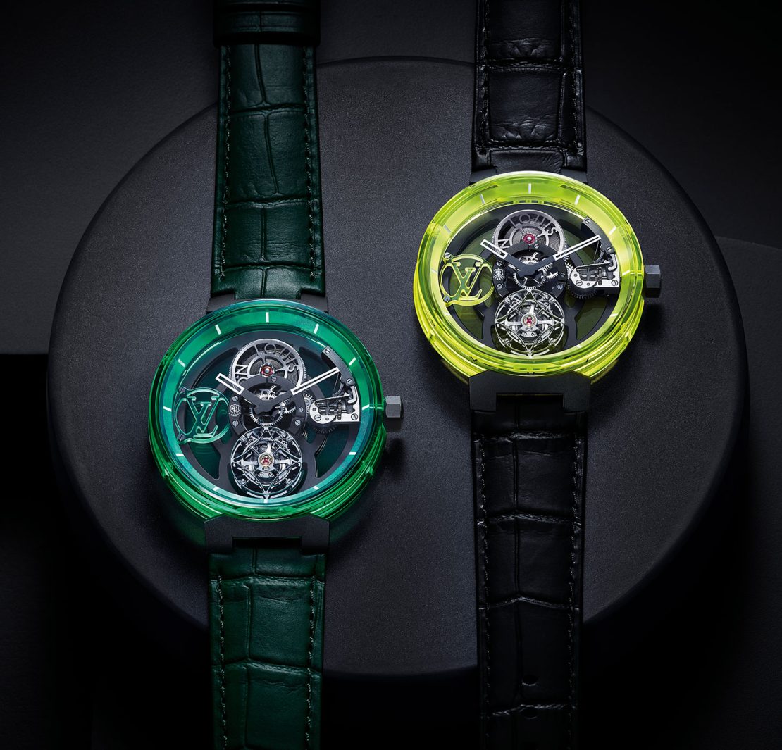 Louis Vuitton Tambour Moon Dual Time Watch