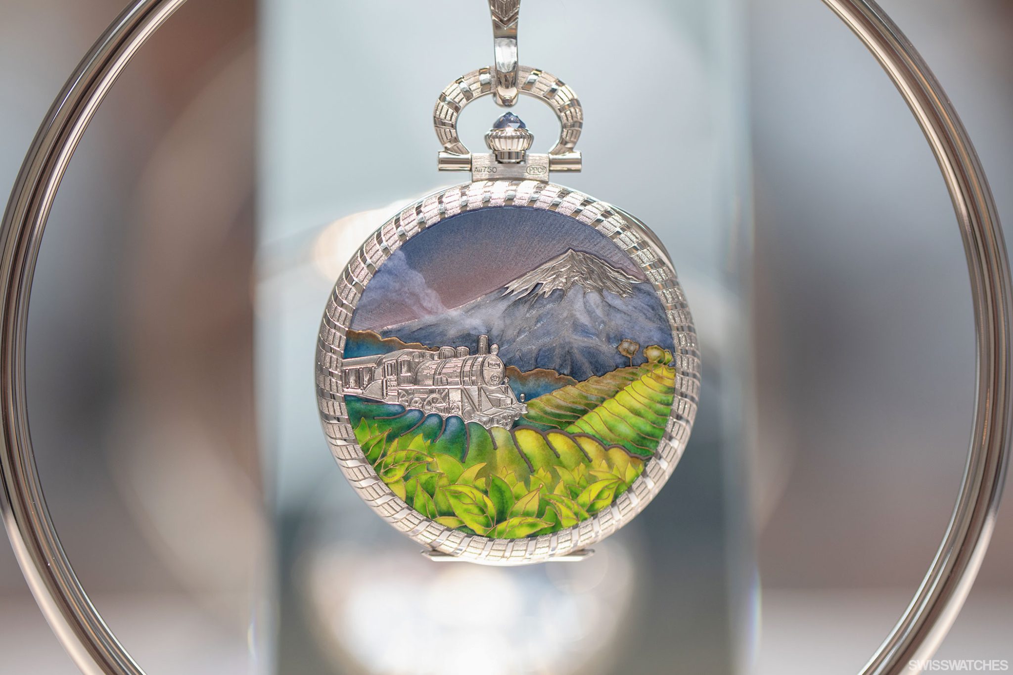 Patek-Philippe-995-134G-Pocket-Watch-Shizuoka-and-Mount-Fuji