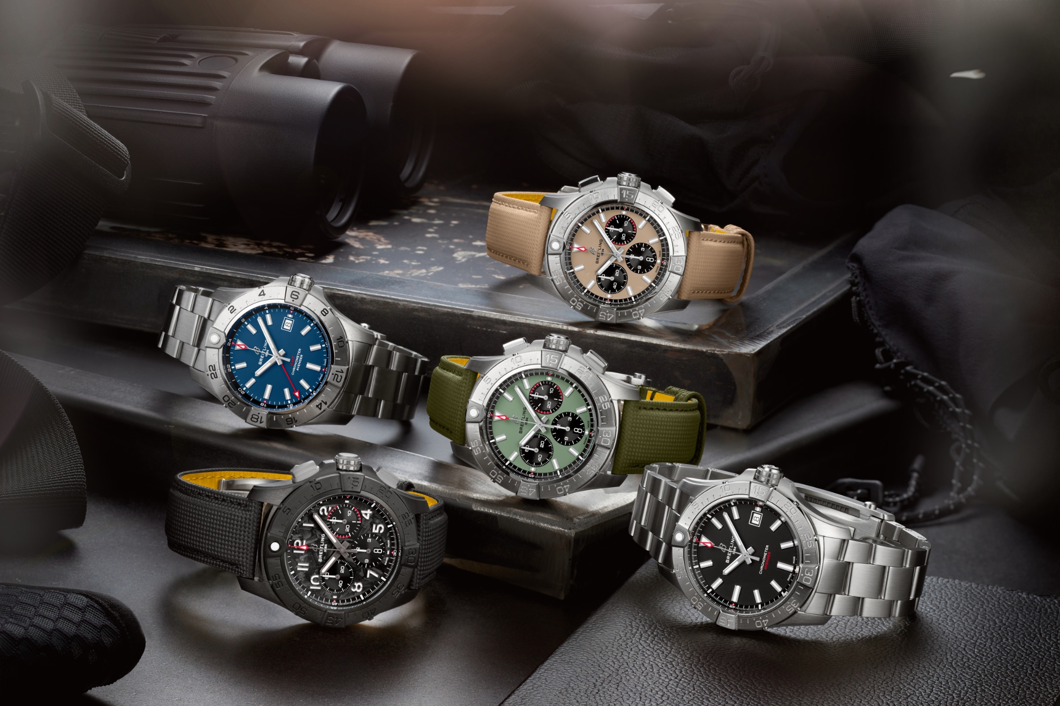 Breitling Avenger Updated Collection with Chronograph GMT and