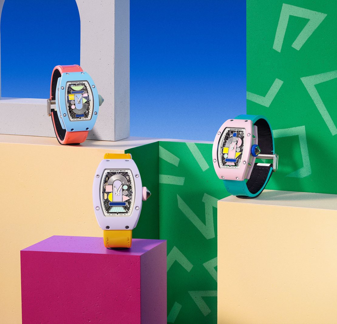 Richard Mille 07 01 Coloured Ceramics Combining 80s Design and