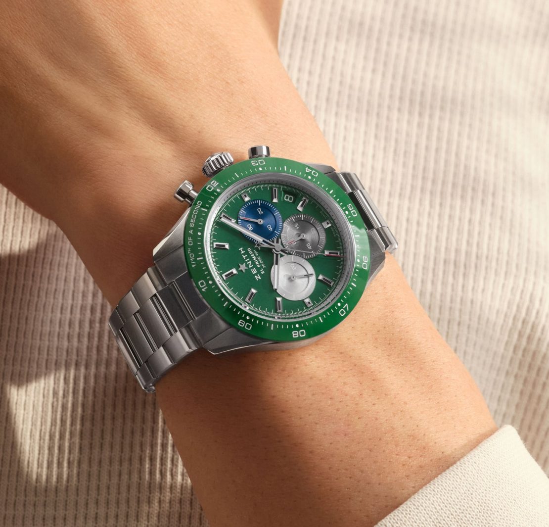 Zenith Chronomaster Sport Green Core Collection Gets Coloured