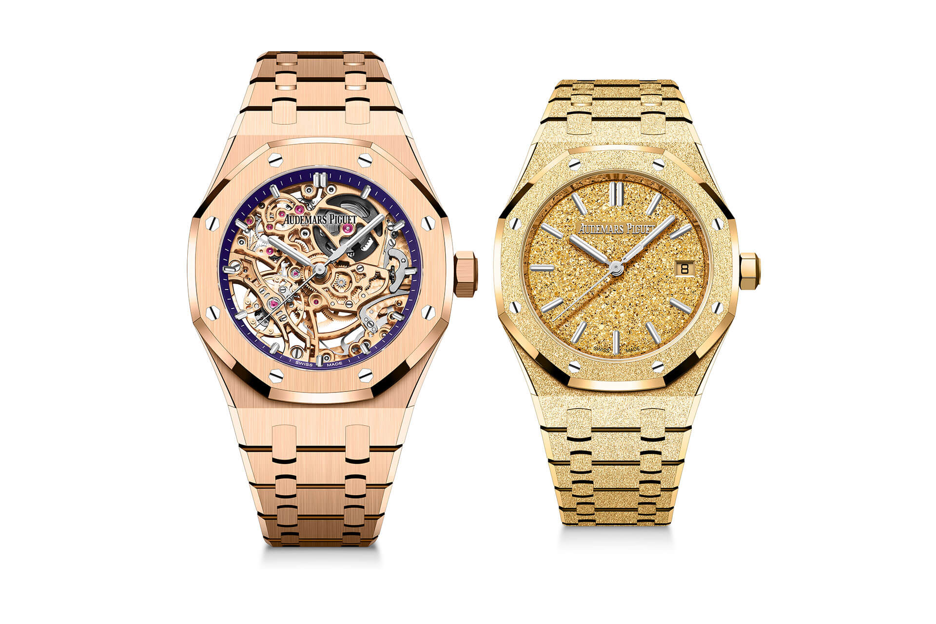 Audemars Piguet Novelties Royal Oak DBW Openworked 37 and Frosted Gold Selfwinding 34 Swisswatches Magazine