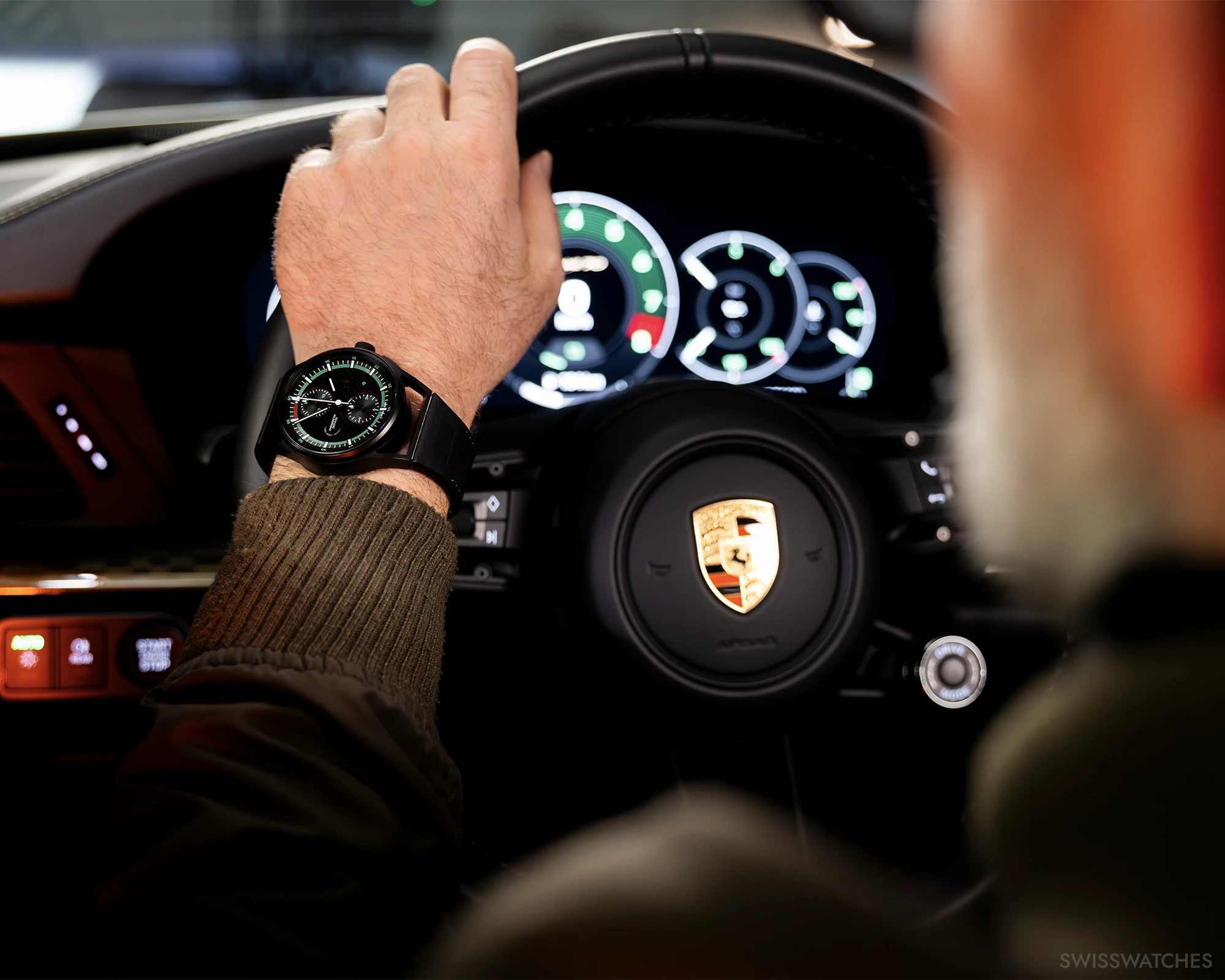 porsche-design-chronograph-911-spirit-70-on-the-steering-wheel