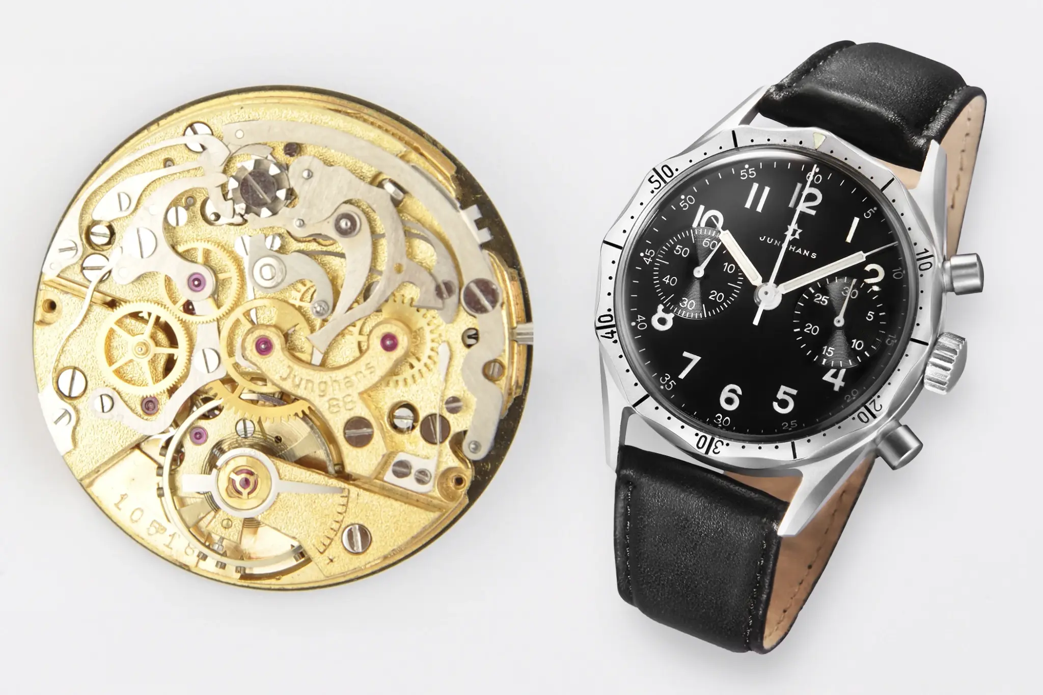 junghans-chronograph-movement-J88-4c-1946-and-the-bundeswehr-1955.webp